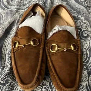 Gucci | Shoes | Gucci Mens Loafer Size 43d Brown Color  display picture 1